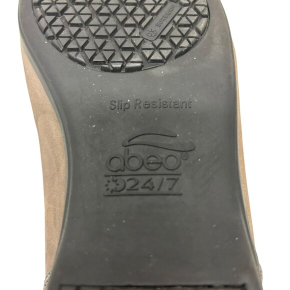 Abeo 24/7 Womens Slip Resistant Mary Jane Shoes Size 9 Leather & Synthetic Gray - Picture 4 of 8